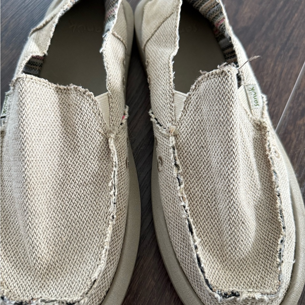 Sanuk Donna Hemp two-tone